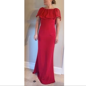 Jovani Red Evening Gown